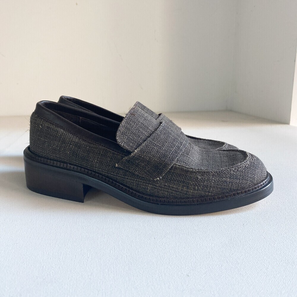 Vintage Early 2000s DKNY Canvas Upper Classic Loafers 7M